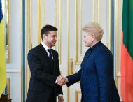 Президент України Володимир Зеленський провів зустріч із Президентом Литви Далею Грібаускайте