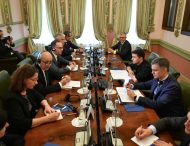 Президент України Володимир Зеленський зустрівся з очільниками зовнішньополітичних відомств Франції та Німеччини
