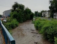 На Дніпропетровщині під містом Кривий Ріг затопило селище Широке.  Загинули тварини.