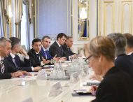 Президент України зустрівся з послами країн «Великої сімки» та главами представництв Європейського Союзу й НАТО