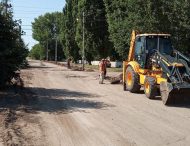 Начался ремонт дороги по ул. Герцена на Северном поселке