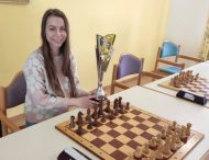 Никопольская шахматистка заняла 1ое место на Чемпионате по шахматам в Германии