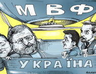 Зеленский и Богдан попали на карикатуру из-за «битвы» за «ПриватБанк» и транш МВФ