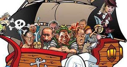 Мародерство россиян на захваченных кораблях высмеяли новой фотожабой Мародерство россиян на захваченных кораблях высмеяли новой фотожабой