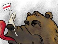 Шаг к верной гибели: объединение России и Беларуси высмеяли жесткой карикатурой