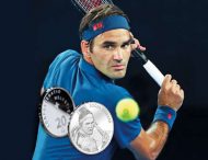 Теннисист Роджер Федерер – первый, кто получит памятную швейцарскую монету при жизни