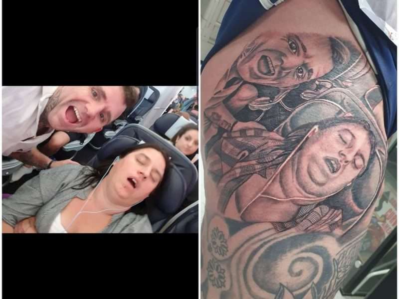 Перешел все границы: британец отомстил жене, сделав себе ее татуировку с лишними подбородками Перешел все границы: британец отомстил жене, сделав себе ее татуировку с лишними подбородками