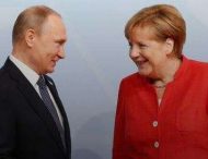 Встречу Путина и Меркель высмеяли в сети