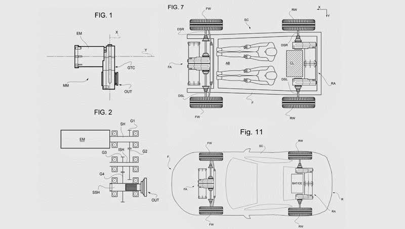 Ferrari запатентовала платформу для собственного электромобиля Ferrari запатентовала платформу для собственного электромобиля