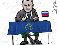 Появилась меткая карикатура на избрание человека Путина в руководство ПАСЕ
