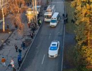 Троллейбус, маршрутка и легковушка: на центральной магистрали Днепра произошло столкновение