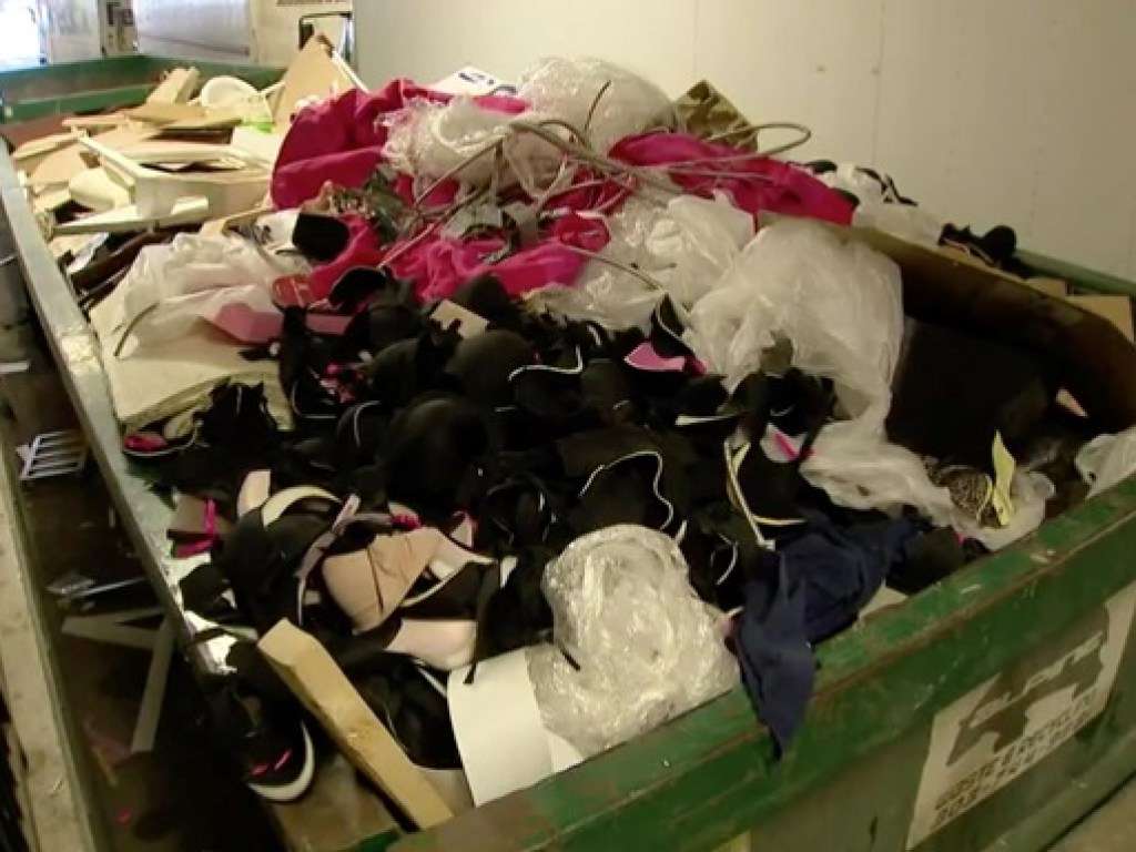 В США на свалке нашли контейнер с выброшенным женским бельем Victoria’s Secret В США на свалке нашли контейнер с выброшенным женским бельем Victoria’s Secret