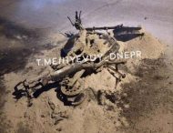 Не объехал яму: в Днепре в считанные минуты сгорел мотоцикл (ФОТО, ВИДЕО)