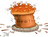 «Убийство» коронавирусом рубля показали меткой карикатурой