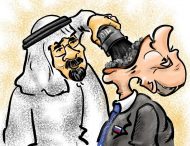 Заливает нефтью: появилась меткая карикатура на «войну» Саудовской Аравии с Россией