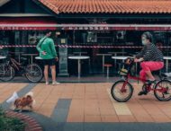 Пес с пакетом на голове угодил в СМИ. Теперь он — символ борьбы с Covid-19 и звезда новостей о карантине