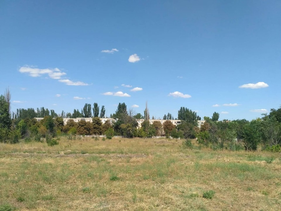 Печаль печальная в центре Никополя. Печаль печальная в центре Никополя.