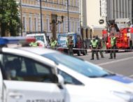 В Киеве открыли дело из-за захвата банка.Террориста захватили.