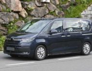 Volkswagen T7 засветился на тестах без камуфляжа