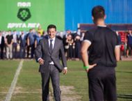 Володимир Зеленський відкрив перший матч за участю відродженого футбольного клубу «Кривбас»