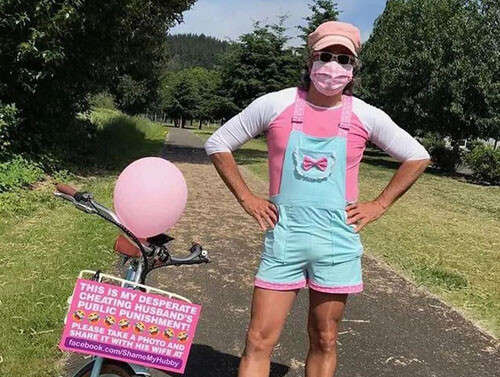 Жена придумала унизительное наказание для неверного мужа Жена придумала унизительное наказание для неверного мужа