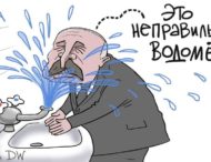 Появилась меткая карикатура на Лукашенко из-за применения водометов