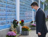 Президент ушанував пам’ять воїнів, загиблих за незалежність України