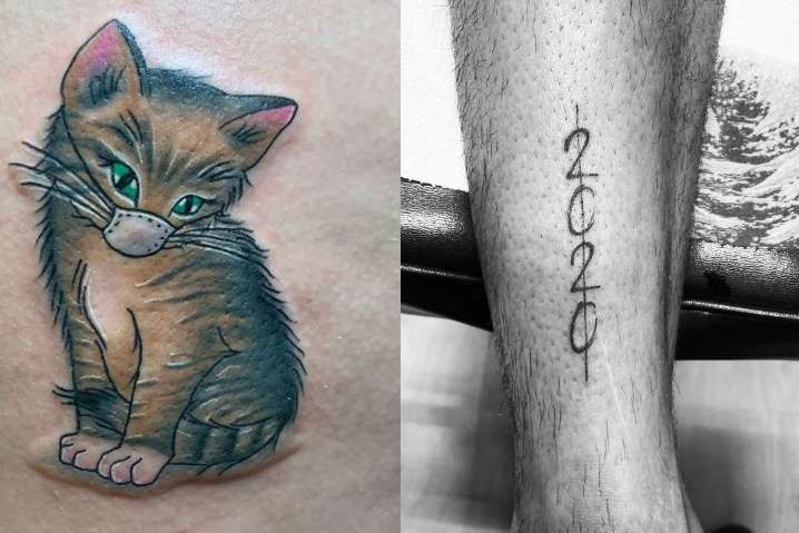 Креативные тату на тему пандемии коронавируса Креативные тату на тему пандемии коронавируса