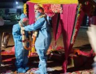В Индии состоялась коронавирусная свадьба