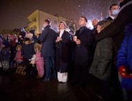 Президентське подружжя відвідало святкове містечко «Миколай приймає друзів»