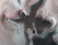 На поверхности Марса появилось изображение «ангела»
