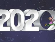 Уходящий 2020-й год высмеяли меткой карикатурой