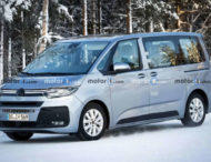 Фотошпионы заметили Volkswagen Multivan T7 во время испытаний