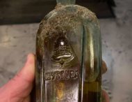 В Одессе нашли 100-летнюю бутылку коньяка