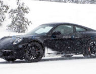 На зимних тестах заметили внедорожную версию Porsche 911