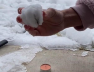 В Сети массово делятся видео о «фейковом снеге»