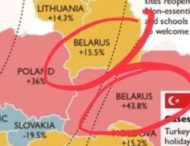 На обложке Тhe Times Украину подписали Беларусью