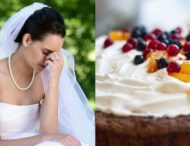Невеста была шокирована свадебным тортом