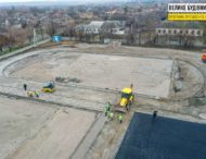 В Никопольском районе обновляют школьный стадион