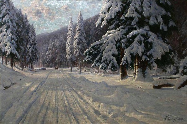 “Зимняя дорога”. Шильдер Андрей Николаевич.