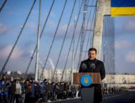 У Запоріжжі Глава держави приєднався до флешмобу «Живий ланцюг» з нагоди Дня Соборності України