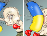 Британская газета высмеяла провал Путина меткой карикатурой