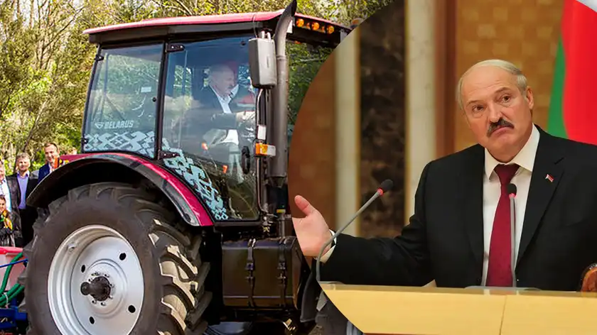 Картопляний Шумахер: Лукашенко сконфузився з їздою на тракторі, відео