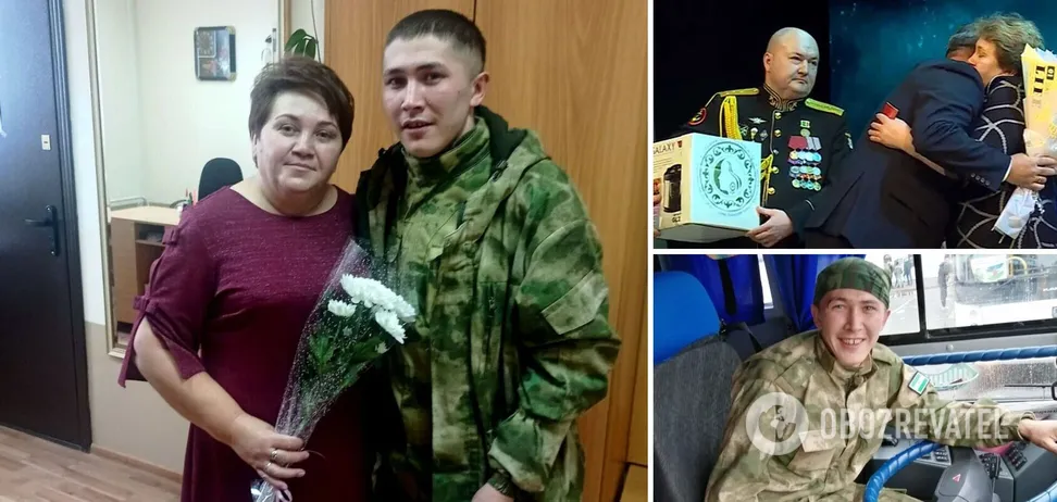 В России матери ликвидированного в Украине оккупанта подарили мультиварку и медаль. Фото