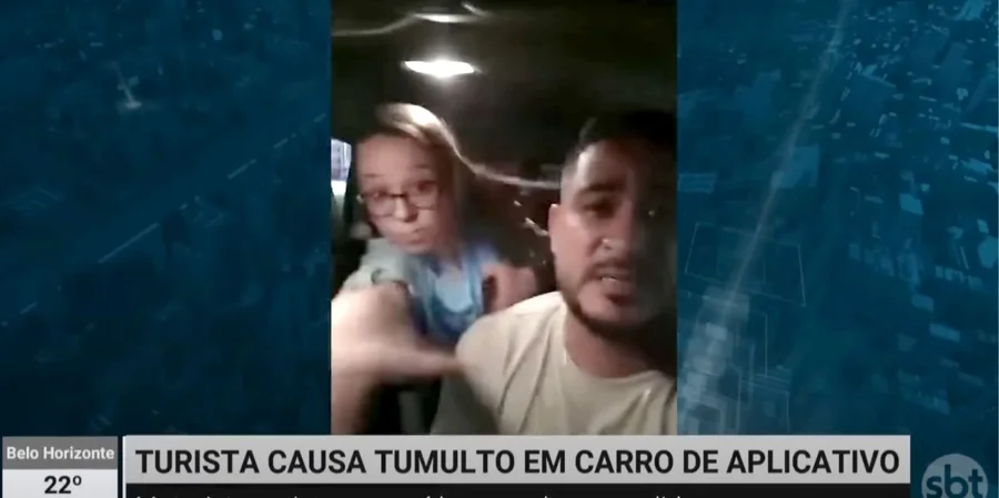 Зганьбилася на всю Бразилію. Істерична росіянка напала на таксиста, який заборонив їй курити у машині — відео