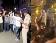 Поліцейські затримали п’яних гуляк та змусили їх танцювати (ВІДЕО)