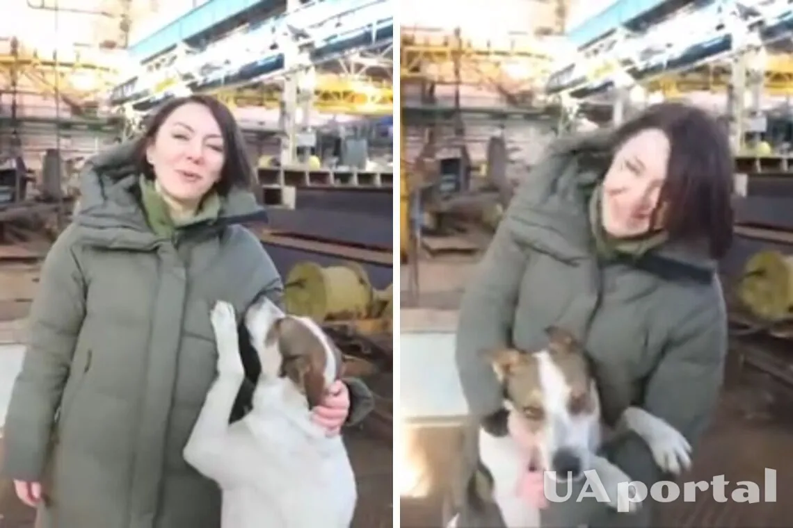 Собака увірвався у кадр під час зйомки відео за участю Анни Маляр (ВІДЕО)