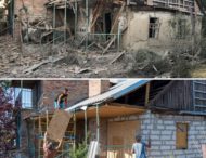 Роботи щодо відновлення пошкодженого житла у Нікополі не припиняються ні на день