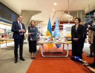 Перша леді України відкрила українську книжкову поличку в бібліотеці ЮНЕСКО