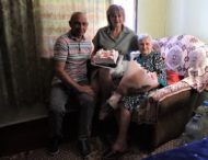 Мешканку Нікополя привітали зі 100-річним ювілеєм